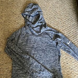 Nike Dri-Fit Long Sleeved Hood Running Shirt